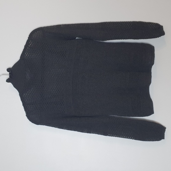 Ralph Lauren Purple Label Pointelle Lace Turtleneck Sweater - Picture 9 of 13